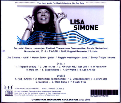 Lisa Simone/Switzerland 2018