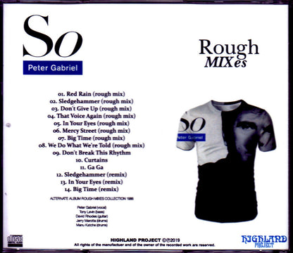 Peter Gabriel/So Alternate Rough Mixes