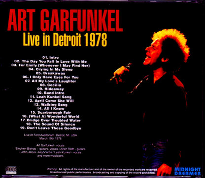 Art Garfunkel/MI, USA 1978