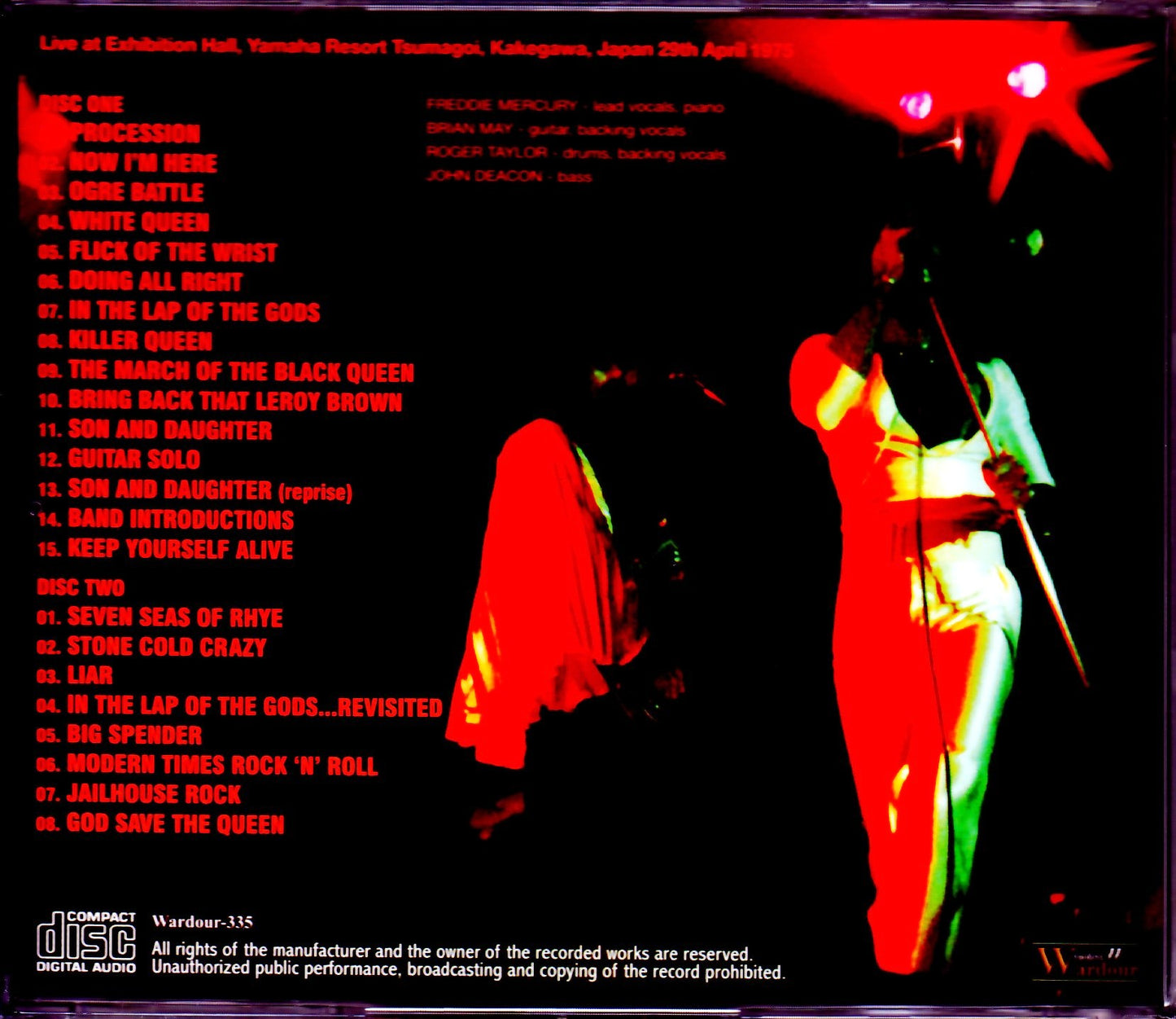 Queen/Shizuoka,Japan 1975
