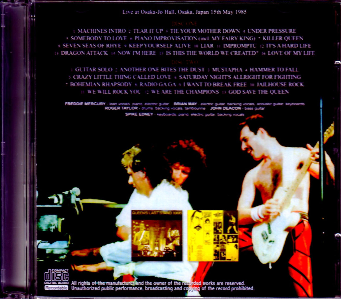 Queen/Osaka,Japan 5.15.1985 Upgrade