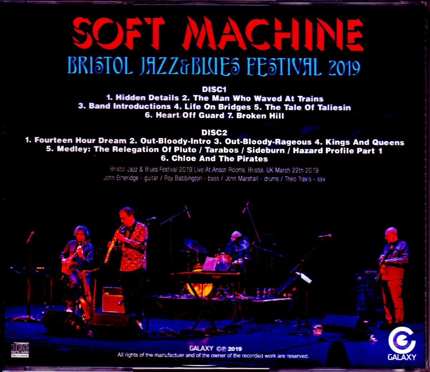 Soft Machine/UK 2019