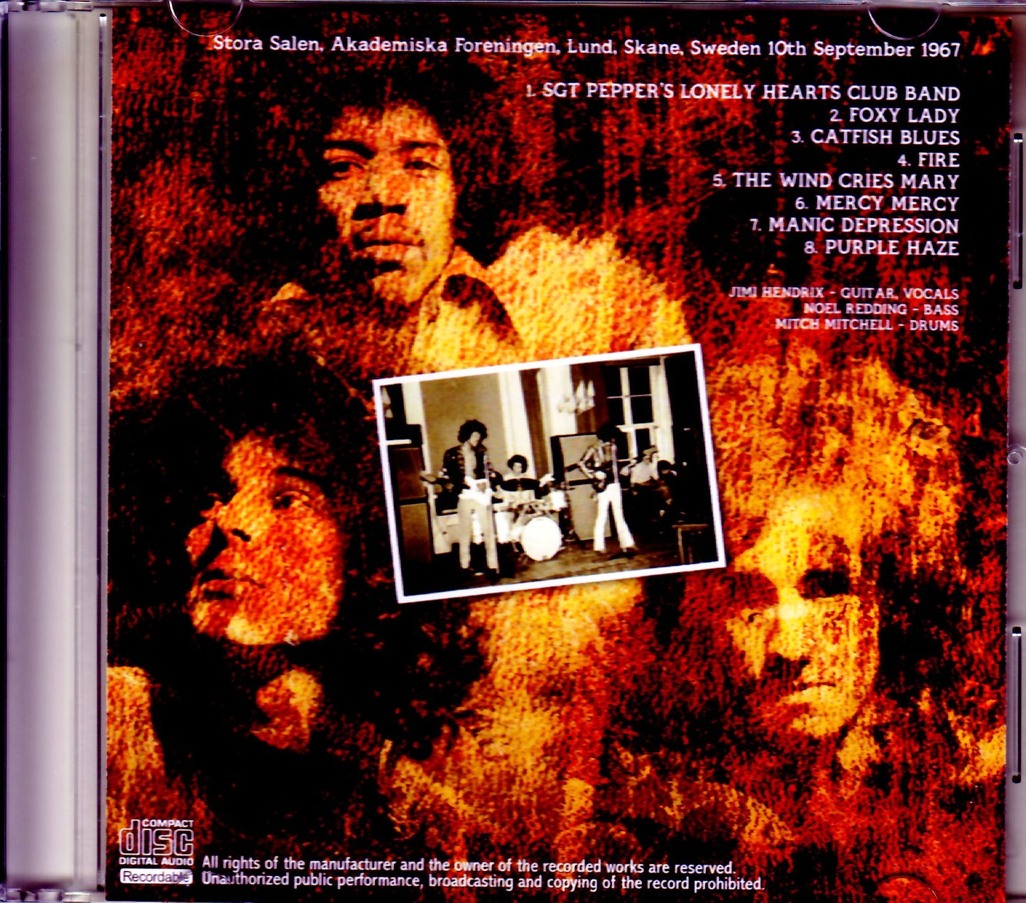 Jimi Hendrix Experience/Sweden 9.10.1967