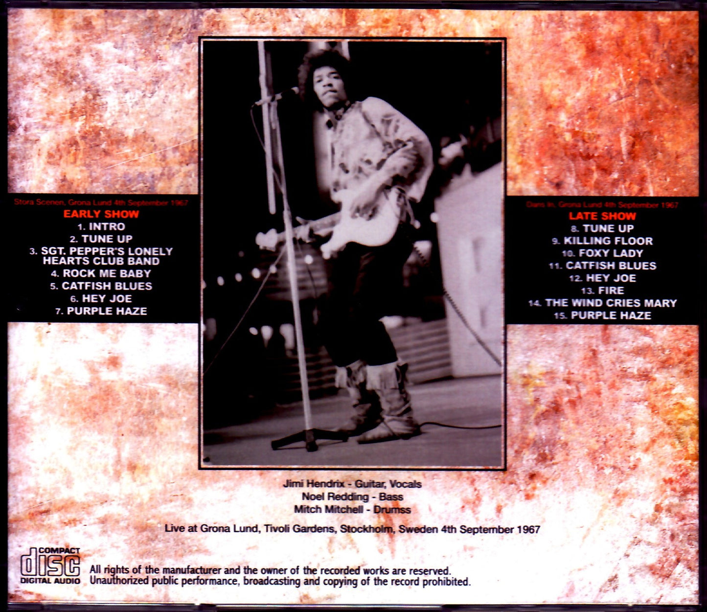 Jimi Hendrix Experience/Sweden 9.4.1967 Upgrade