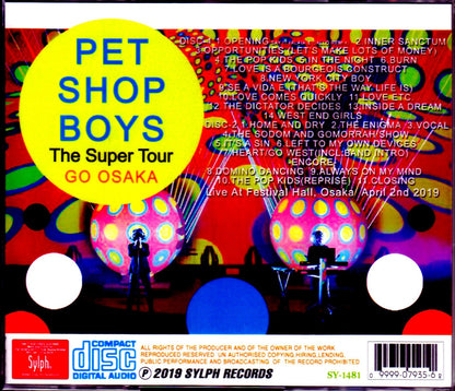 Pet Shop Boys/Osaka,Japan 2019