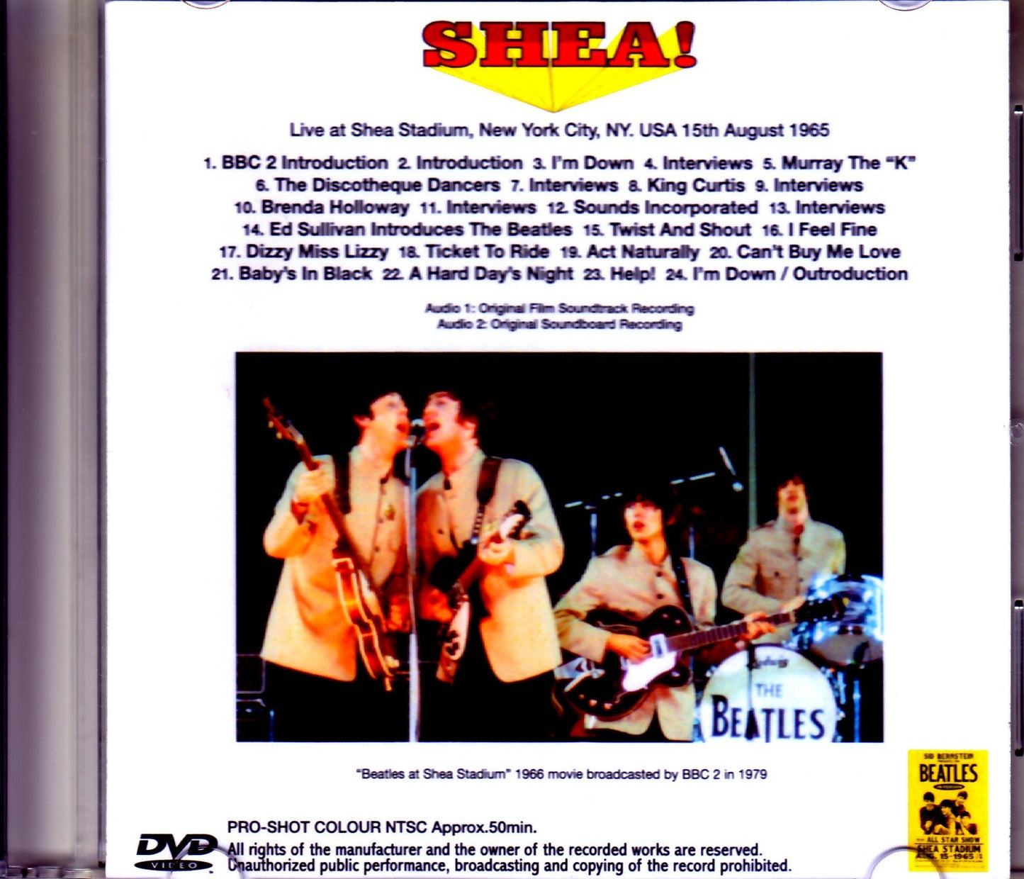 Beatles/NY,USA 1965 BBC 1979 Broadcast Ver.