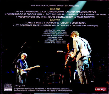 Eric Clapton/Tokyo,Japan 4.13.2019