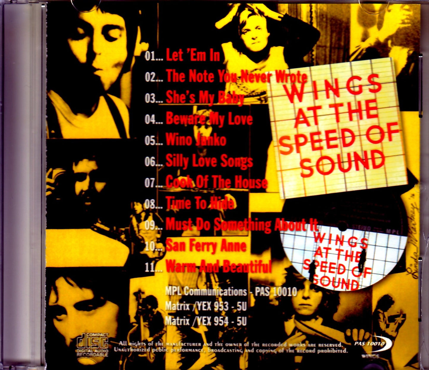 Paul McCartney/Wings at the Speed of Sound UK Original LP Ver.