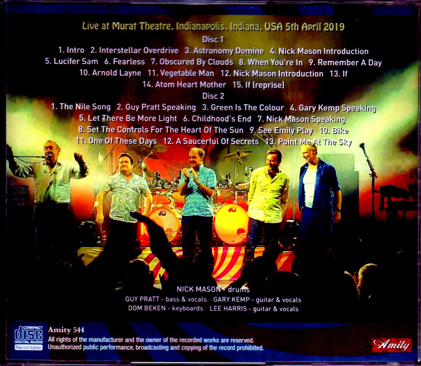 Nick Mason's Saucerful of Secrets/IN,USA 2019