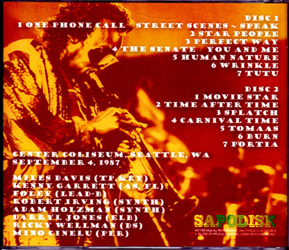 Miles Davis/WA,USA 1987