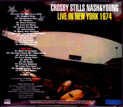 CSN & Y Crosby,Stills Nash & Young/NY,USA 1974
