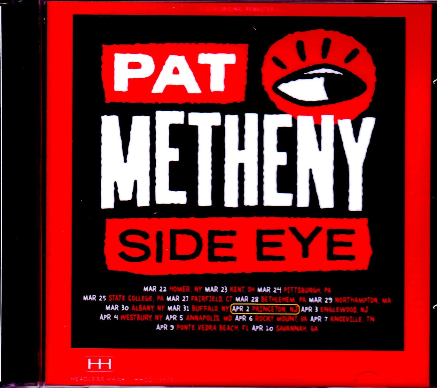 Pat Metheny Side Eye/NJ,USA 2019