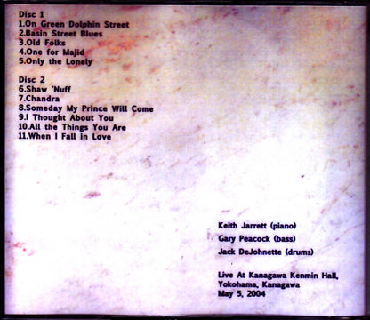 Keith Jarrett/Kanagawa,Japan 2004