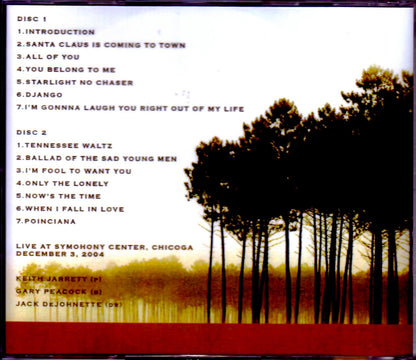 Keith Jarrett Trio/IL,USA 2004