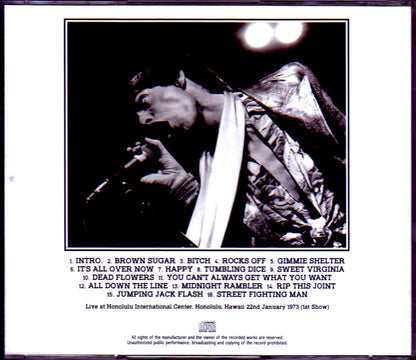 Rolling Stones/Hawaii,USA 1.22.1973 1st Show Upgrade