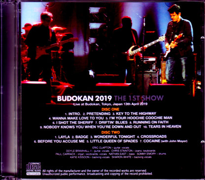 Eric Clapton/Tokyo,Japan 4.13.2019 Another Seat Ver.