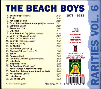 Beach Boys/Rarities 1978-1983