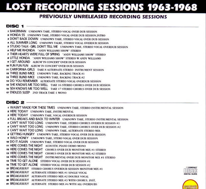 Beach Boys/Lost Recording Sessions 1963-1968