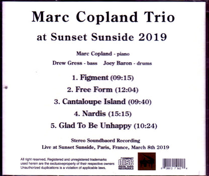 Marc Copland Trio/France 2019