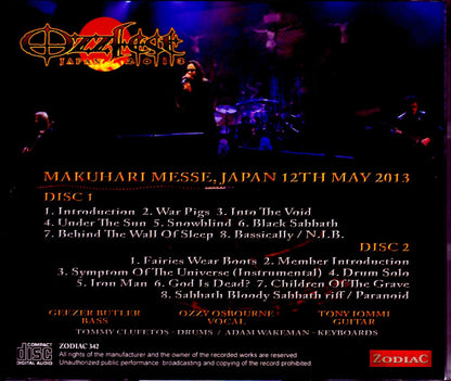 Black Sabbath/Chiba,Japan 2013 Upgrade