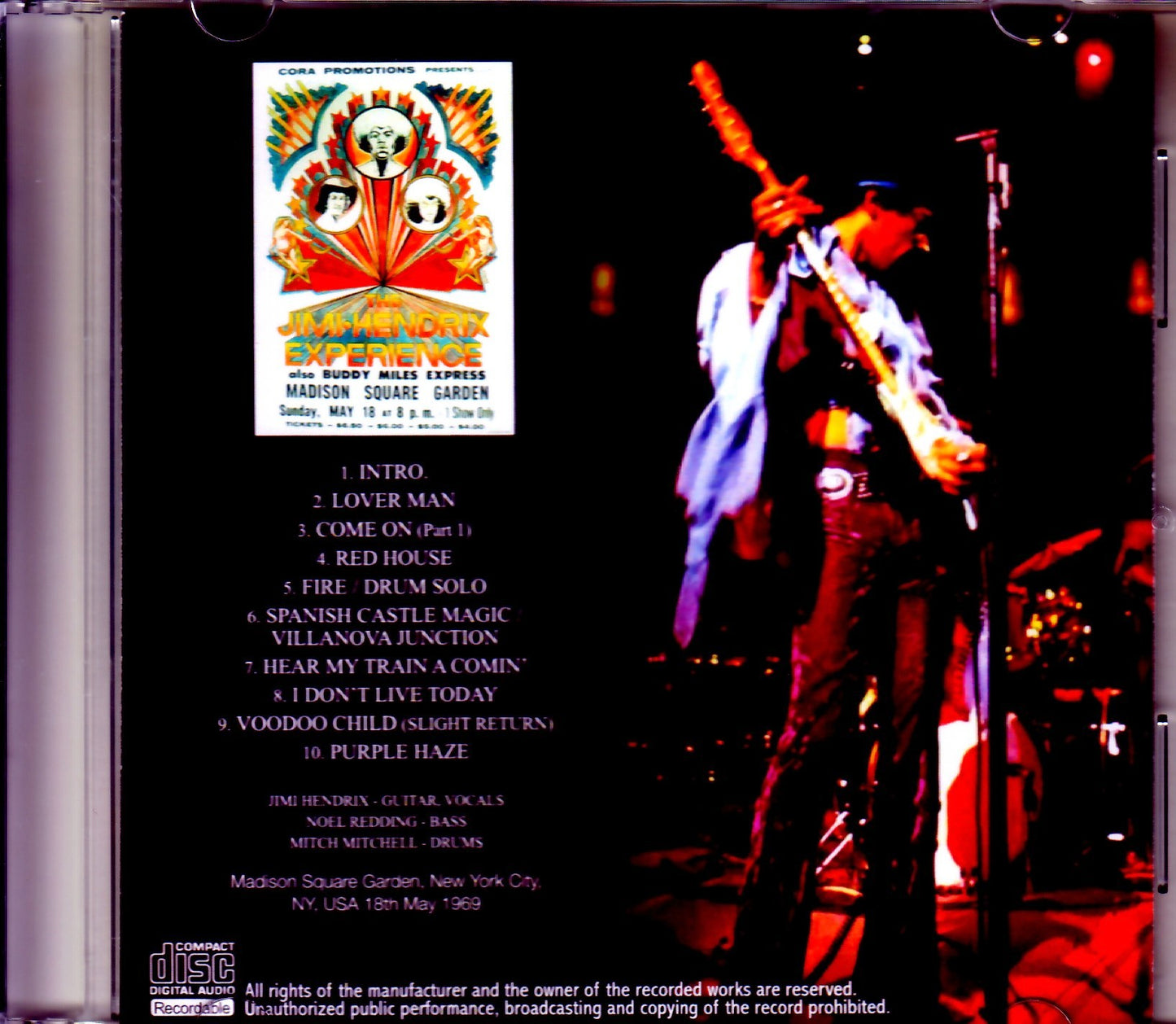 Jimi Hendrix/NY,USA 5.18.1969 3 Source Mix