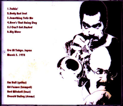 Art Farmer,Jim Hall/Tokyo,Japan 1978