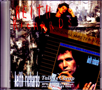 Keith Richards/Talk is Cheap Mobile Fidelity Sound Lab & more