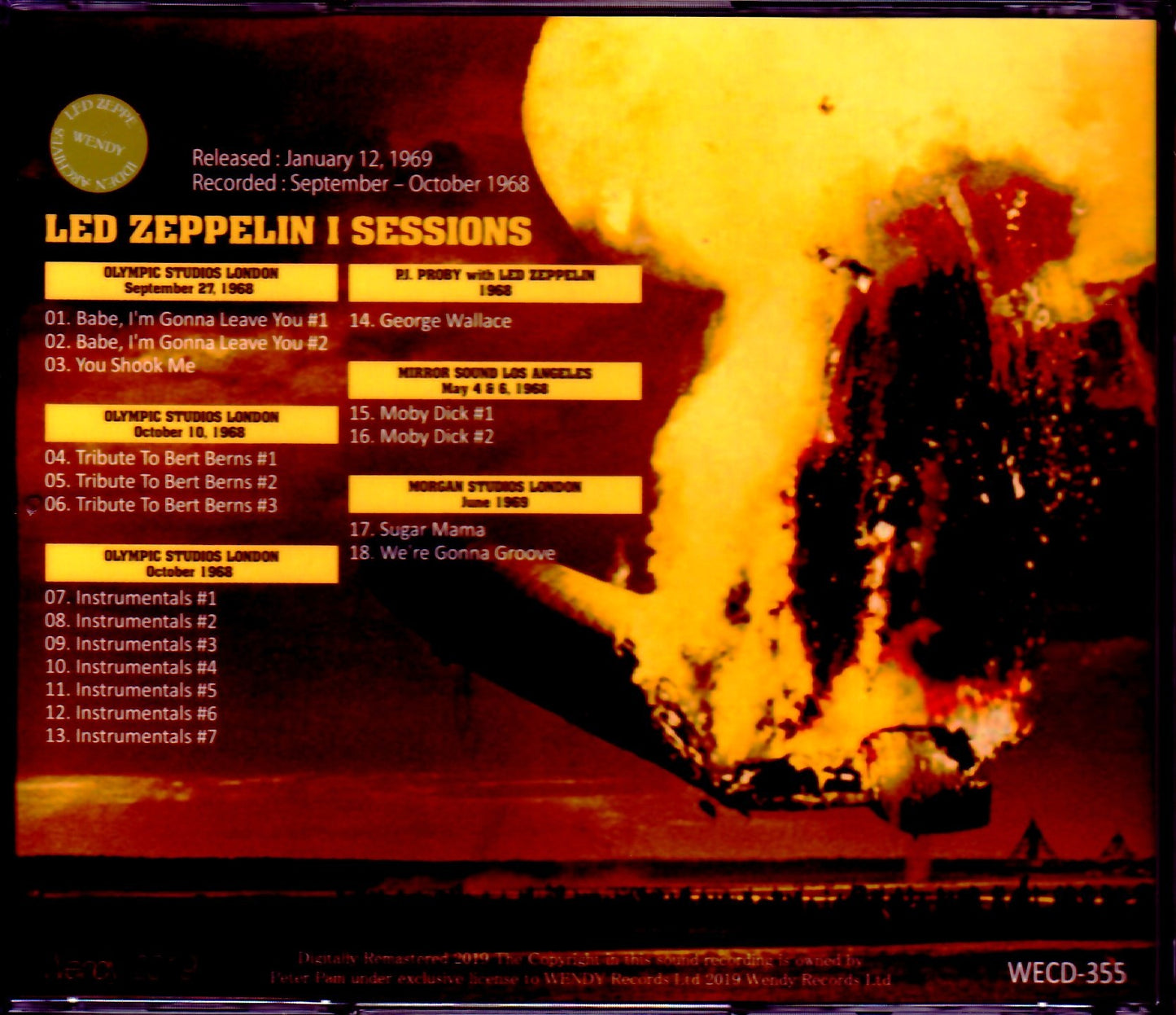 Led Zeppelin/I Sessions