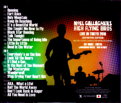 Noel Gallagher's High Flying Birds/Tokyo,Japan 2019 IEM Matrix Ver.