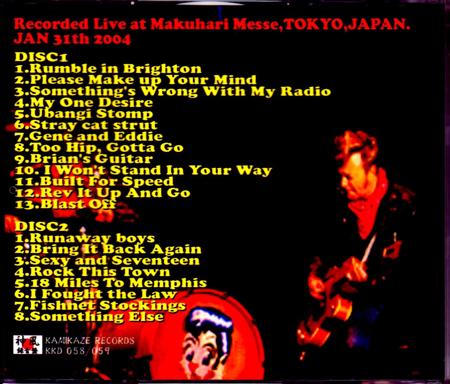 Brian Setzer Orchestra/Tokyo,Japan 6.3.2002