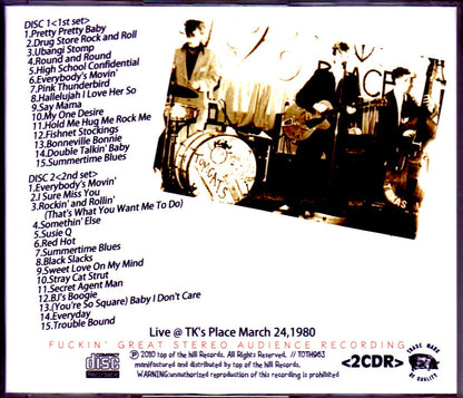 Brian Setzer & Tomcats/TK's 3.24.1980