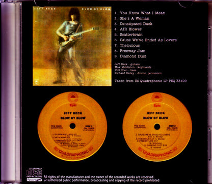 Jeff Beck/Blow by Blow US Quadraphonic LP Ver.