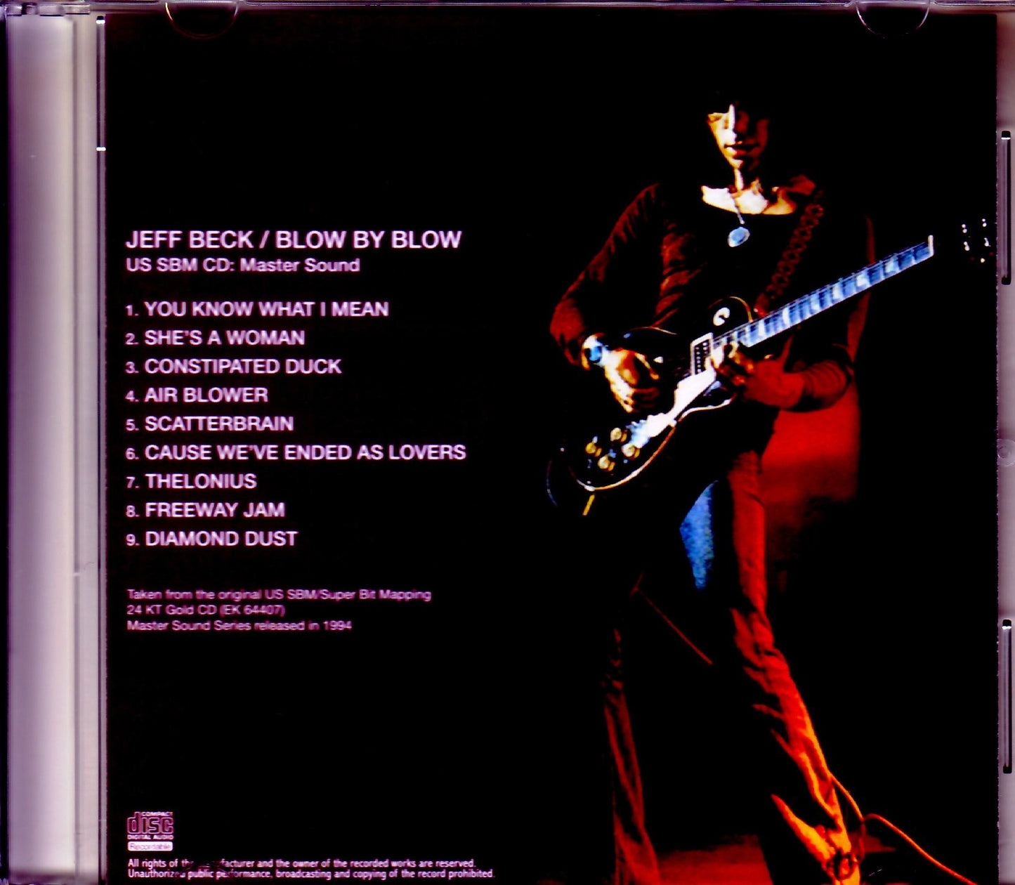 Jeff Beck/Blow by Blow Original US SBM Ver.