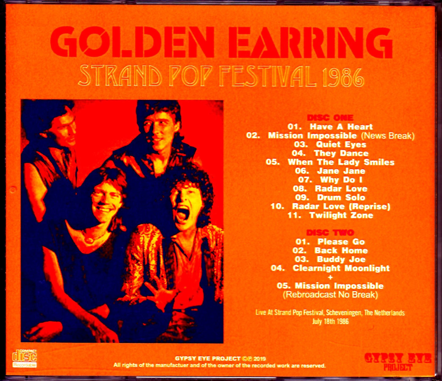 Golden Earring/Netherlands 1986