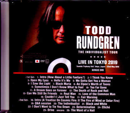 Todd Rundgren/Tokyo,Japan 2019 S & V