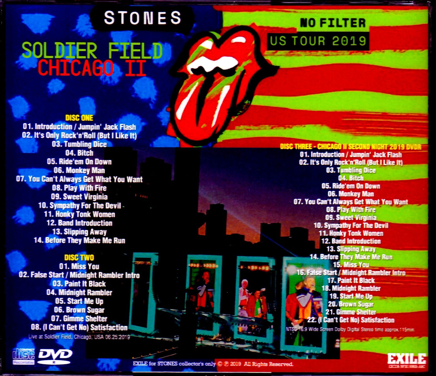 Rolling Stones/IL,USA 6.25.2019 S & V