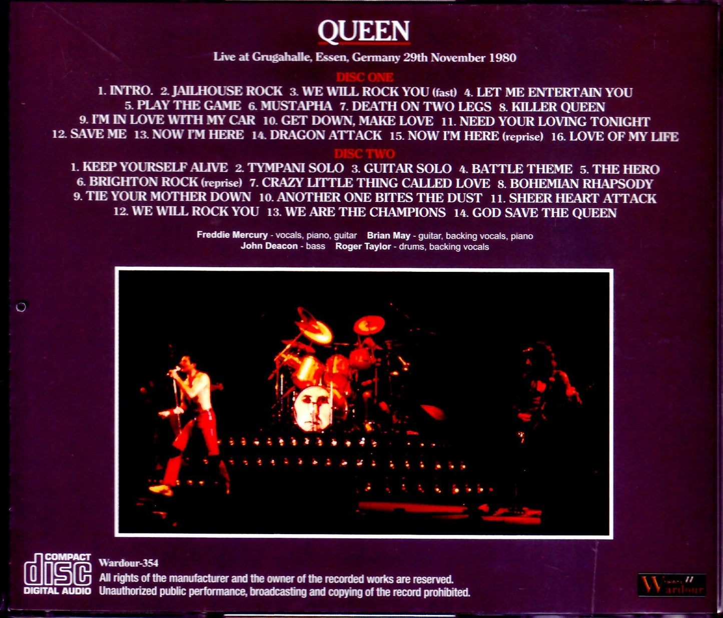 Queen/Germany 1980 Upgrade