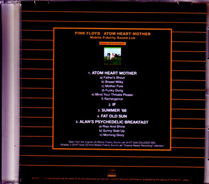 Pink Floyd/Atom Heart Mother Mobile Fidelity Sound