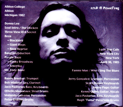 Jaco Pastorius/MI,USA 1982 & more