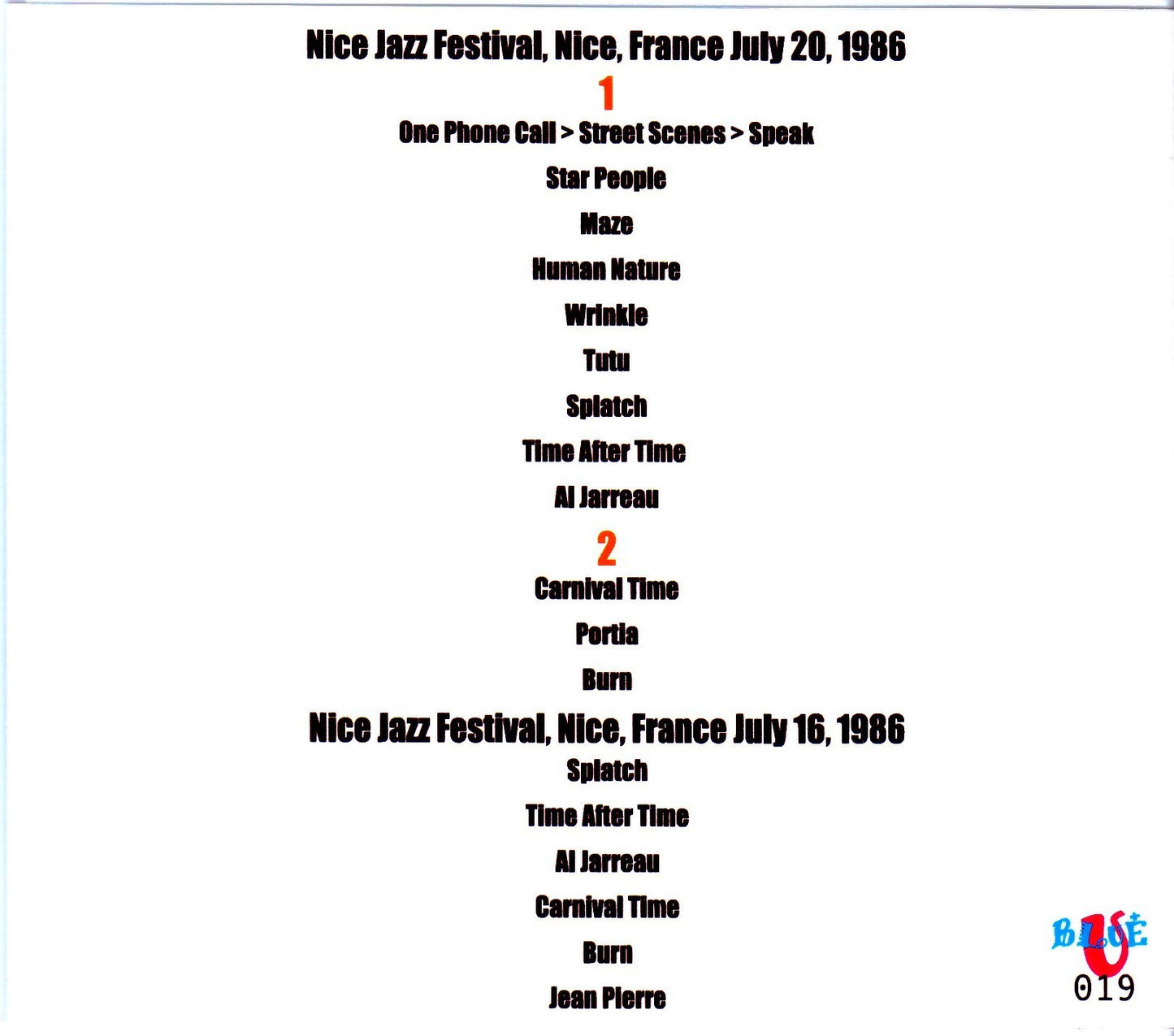 Miles Davis/France 1986 6.20 & 16.1986
