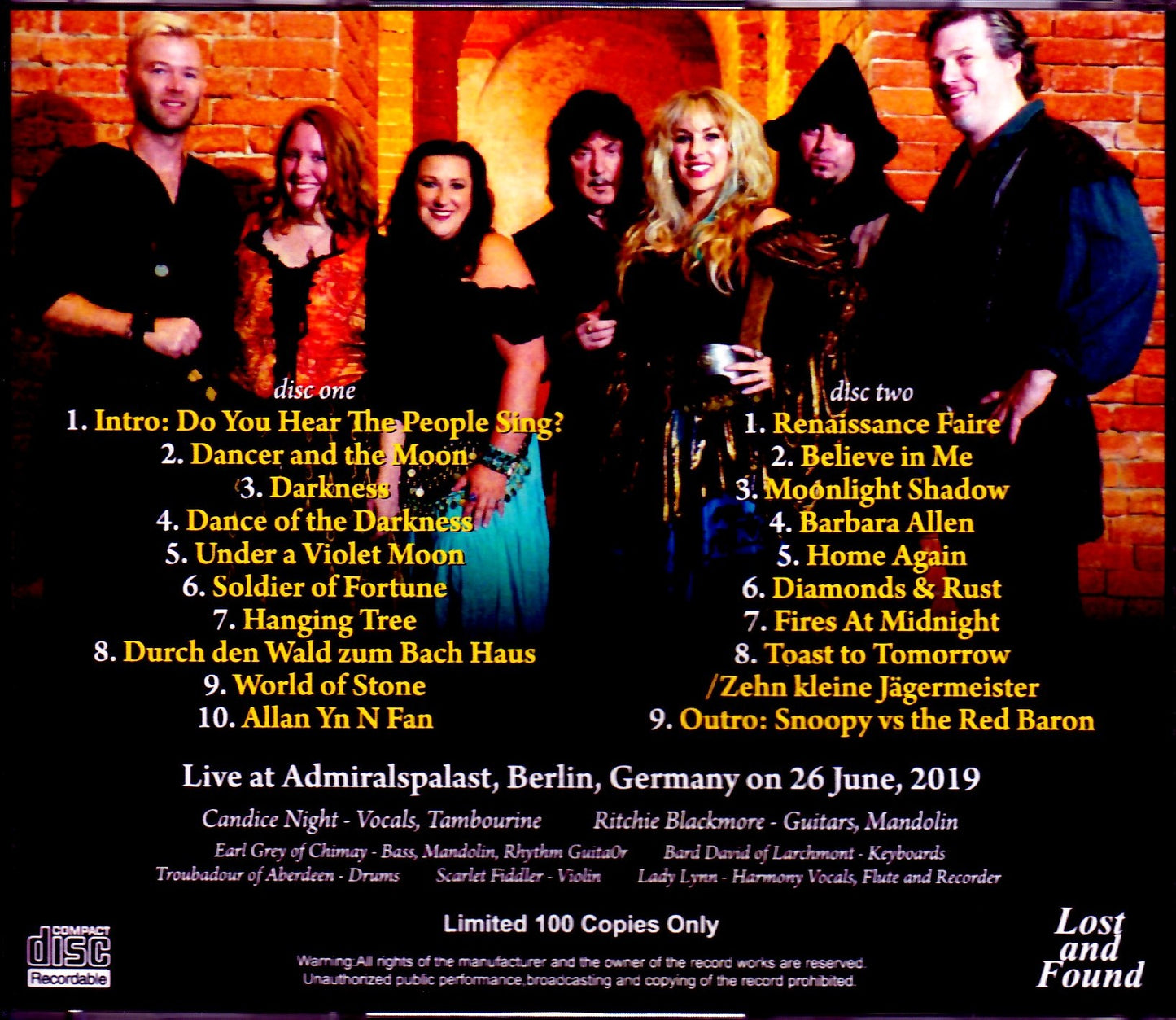 Blackmore's Night/Germany 2019