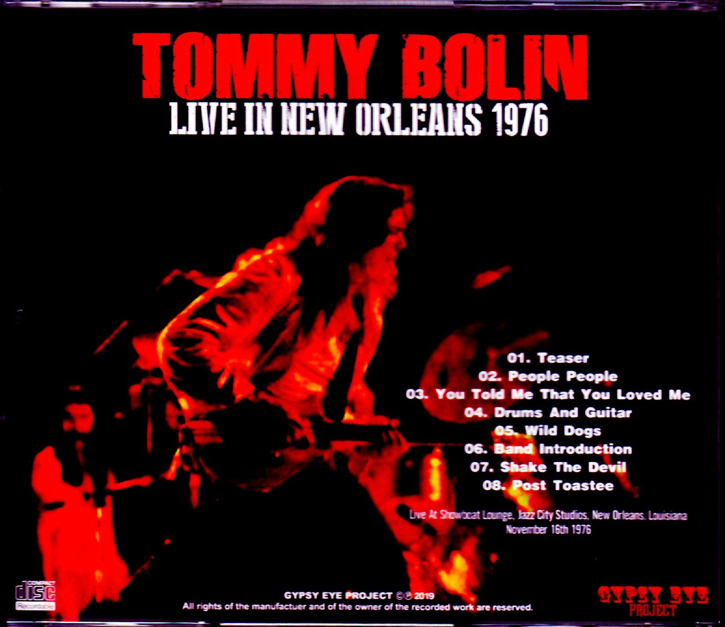 Tommy Bolin/LA, USA 1976