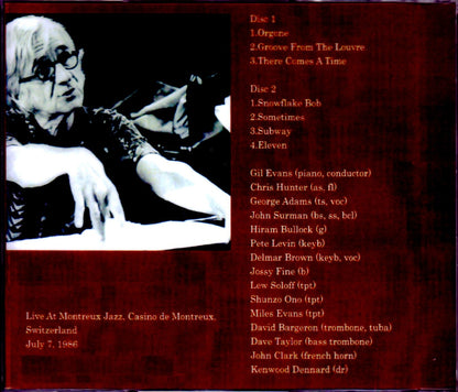 Gil Evans Orchestra/Switzerland 7.7.1986