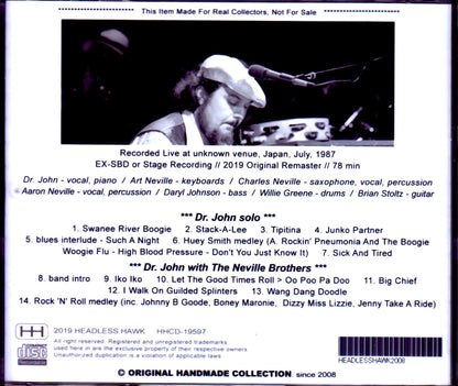 Dr. John,Neville Brothers/Tokyo,Japan 1987