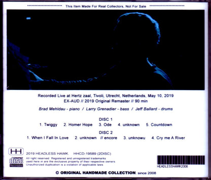 Brad Mehldau Trio/Netherlands 2019