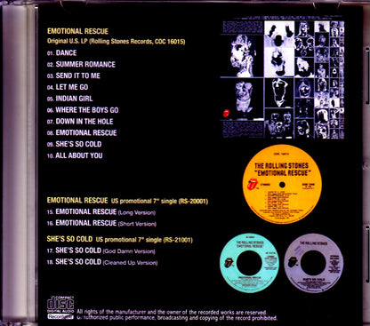 Rolling Stones/Emotional Rescue Original US LP Ver.
