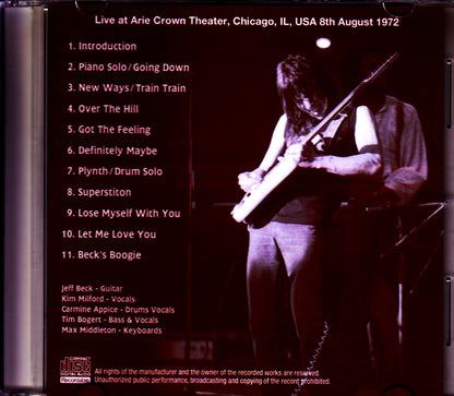 Jeff Beck Group/IL,USA 1972