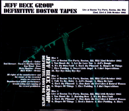 Jeff Beck Group/MA,USA 1968 3 Days