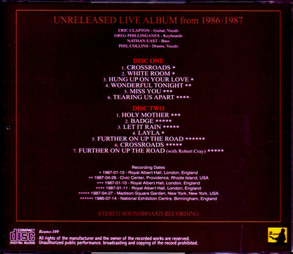 Eric Clapton/Unreleased Live Album 1986-1987