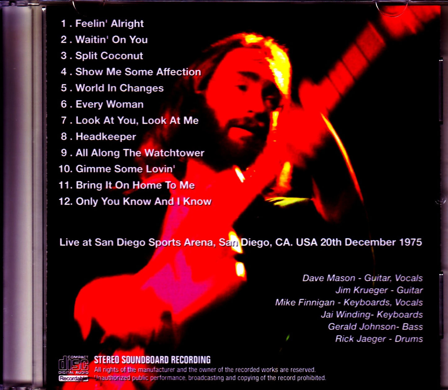 Dave Mason/CA, USA 1975